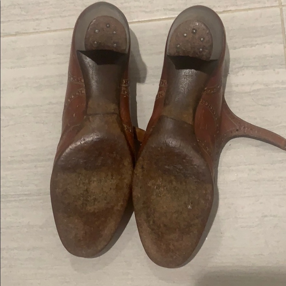 Maxwell Dover Street London- leather vintage heels - Picture 3 of 10